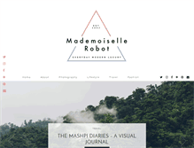 Tablet Screenshot of mademoisellerobot.com